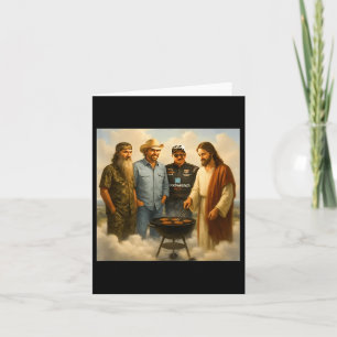Das echte Gang-Treffen im Himmel Phil Lustige Meme Karte