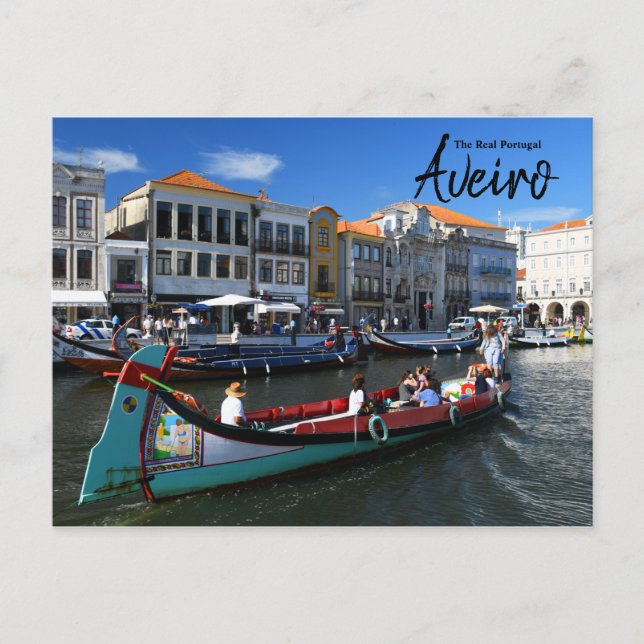 Das echte Portugal - Aveiro Postkarte (Vorderseite)