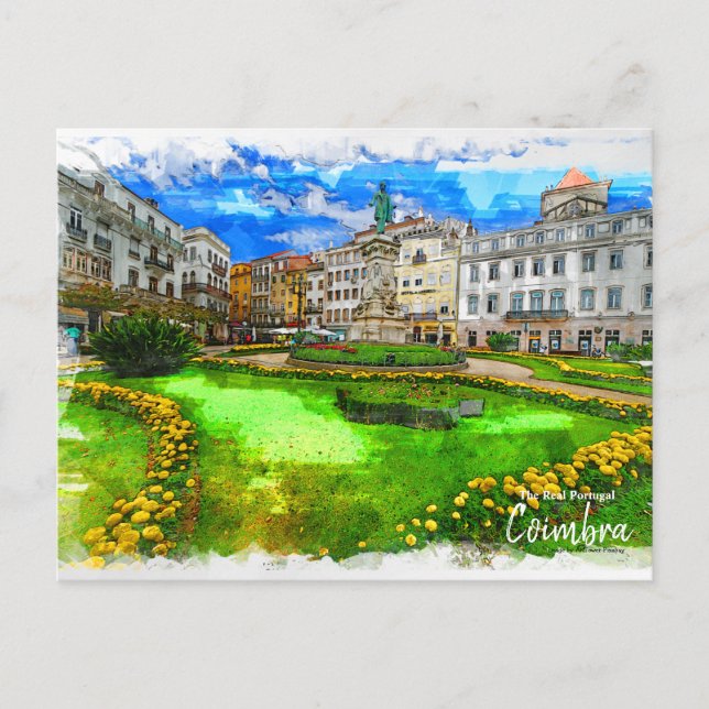 Das echte Portugal - Coimbra Postkarte (Vorderseite)