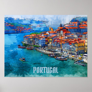 Das echte Portugal - Porto Poster