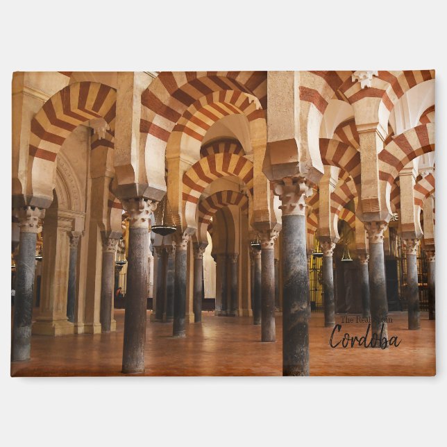 Das echte Spanien Cordoba Magnet (Vorderseite)