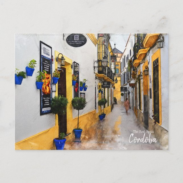 Das echte Spanien Cordoba Postkarte (Vorderseite)