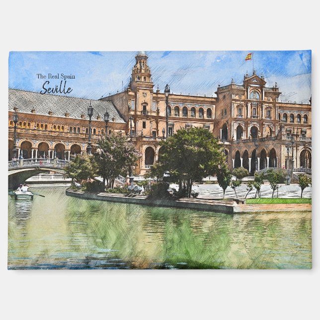 Das echte Spanien - Sevilla Magnet (Vorderseite)