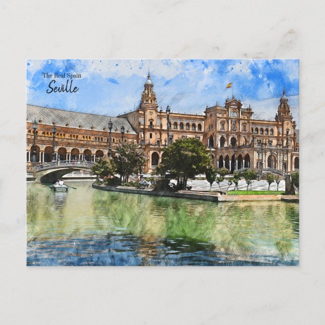 Das echte Spanien - Sevilla Postkarte (Vorderseite)