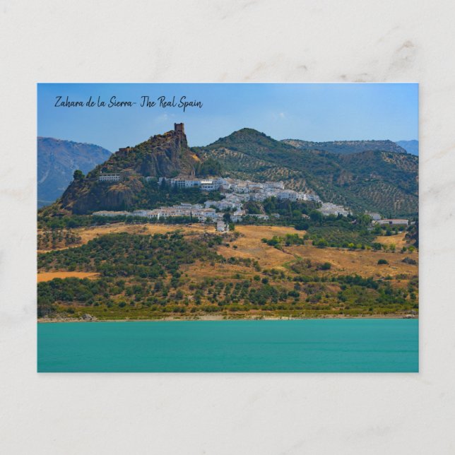 Das echte Spanien - Zahara de la Sierra Postkarte (Vorderseite)