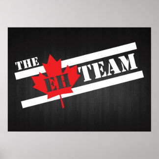 Das EH-Team Kanadier Poster