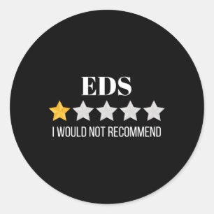 Das Ehlers Danlos Syndrom würde Eds nicht Runder Aufkleber