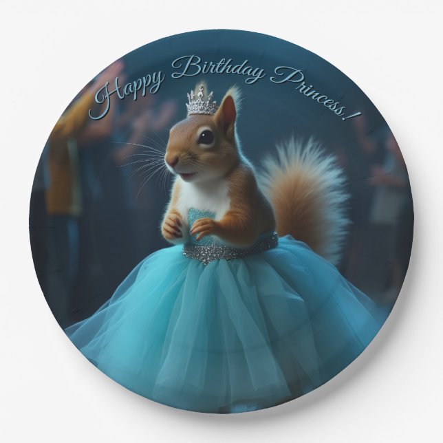 Das Eichhörnchen der Prinzessin Pappteller (Vorderseite)