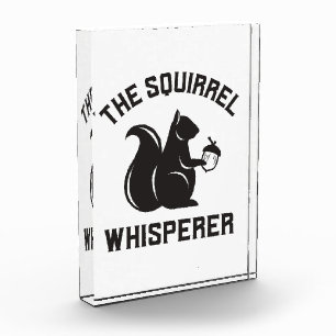Das Eichhörnchen flüstert Squirrel Lover Fotoblock
