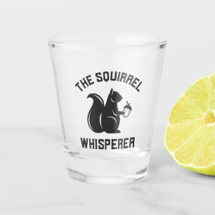 Das Eichhörnchen flüstert Squirrel Lover Schnapsglas