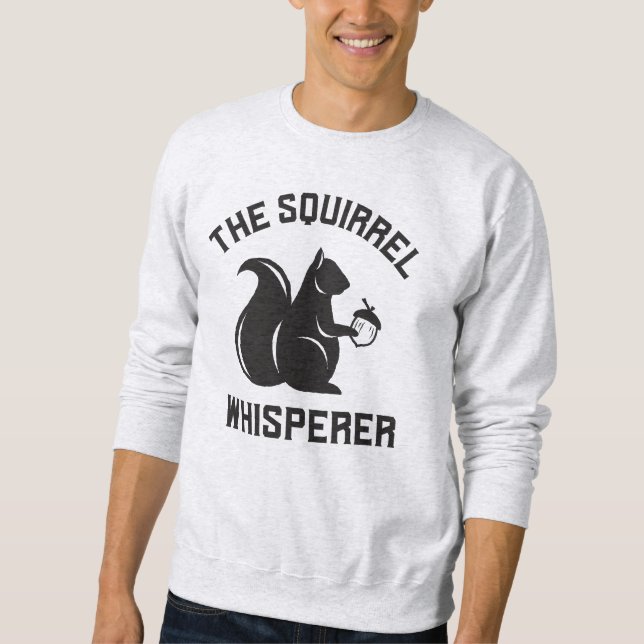 Das Eichhörnchen flüstert | Squirrel Lover Sweatshirt (Vorderseite)