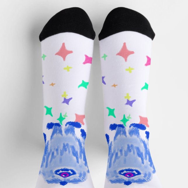 Das einäugige Wunder Socken (Oben)