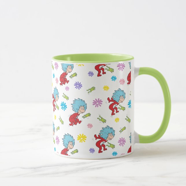 Das eine ist das zwei hoppy Frog Dinge Muster Tasse (Rechts)