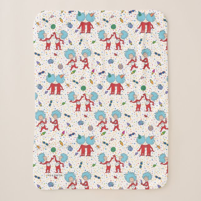 Das eine ist das zweite Celebration-Muster Sherpadecke (Vorderseite)