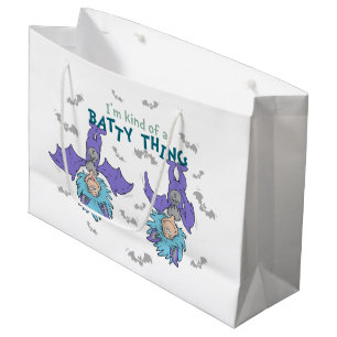 Das eine ist eine Art Batty-Sache Große Geschenktüte