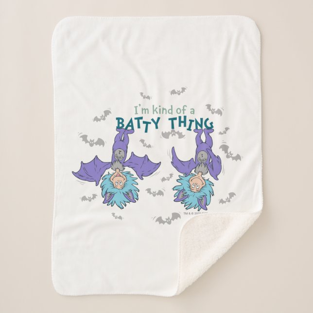 Das eine ist eine Art Batty-Sache Sherpadecke (Vorderseite)