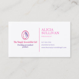 Das einfach unwiderstehliche Mädchen  Visitenkarte