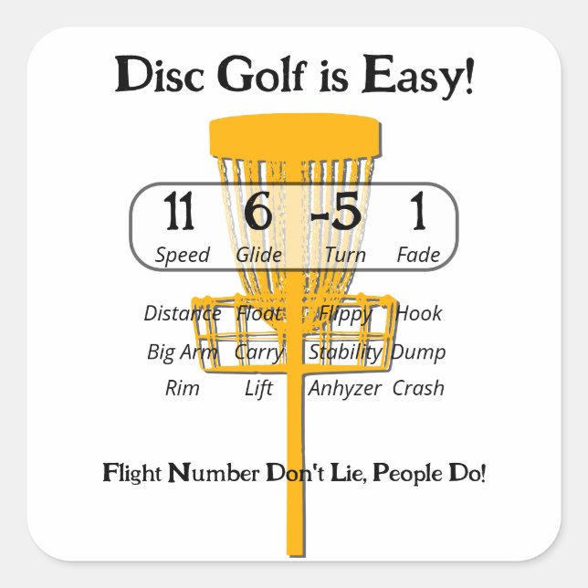 Das einfache Spiel Quadratischer Aufkleber (Vorderseite)