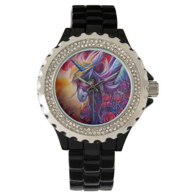 Das Einhorn Armbanduhr (Vorderseite)
