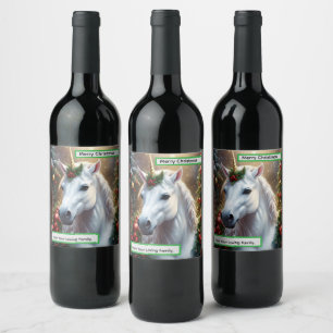 „Das Einhorn des Noel“ Weinetikett