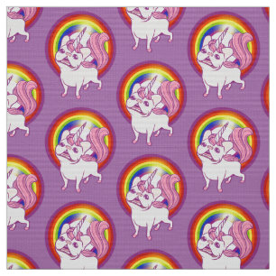 Das Einhorn Frenchie Stoff