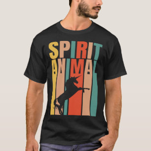 Das Einhorn ist mein Geist-Tier-Retro T-Shirt