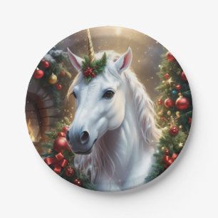„Das Einhorn von Noel“ Pappteller