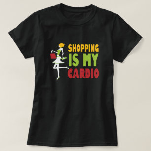Das Einkaufen ist mein Herz lustiger T - Shirt