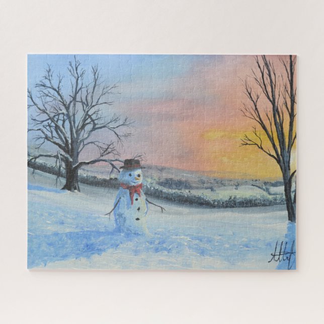Das einsame Jigsaw-Puzzle (Horizontal)