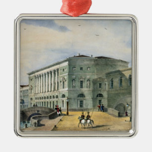 Das Einsiedlerei-Theater, wie von Vassily gesehen Silbernes Ornament
