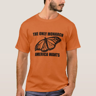 Das einzige Amerika des Monarchen Will Orange-T - T-Shirt