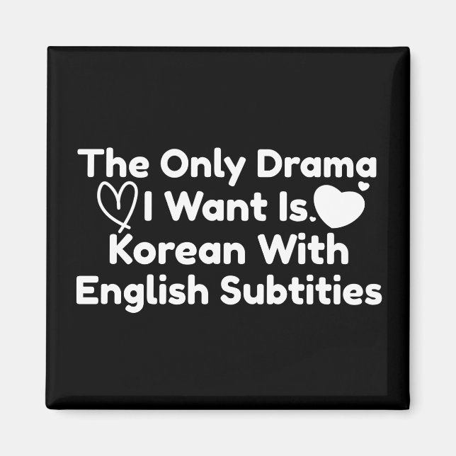 Das einzige Drama, das ich Wollte, ist Koreanisch  Magnet (Vorne)