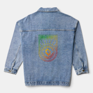 Das einzige gute System ist ein Audiosystem Jeansjacke