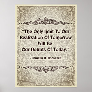 Das einzige Limit - positives Zitat Poster