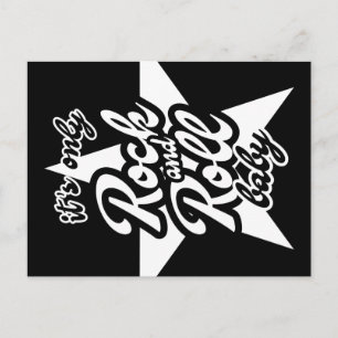 Das einzige Rock and Roll Baby Postkarte