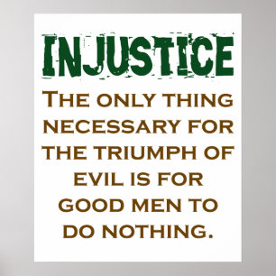 Das einzige, was für den Triumph notwendig ist - I Poster