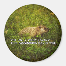 Das Einzige, was ich diesen Groundhog Day Magneten