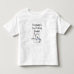 Das Eis-Fischen-Freund des Vatis Kleinkind T-shirt
