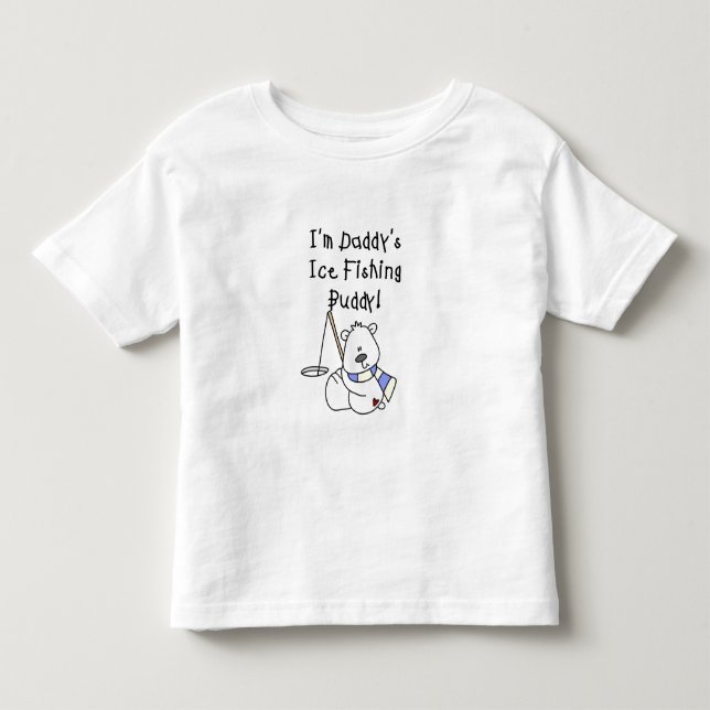 Das Eis-Fischen-Freund des Vatis Kleinkind T-shirt (Vorderseite)