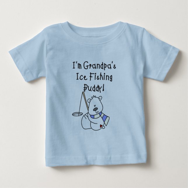Das Eis-Fischen-Freund-T-Shirts und Geschenke des Baby T-shirt (Vorderseite)