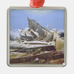 Das Eismeer (von Caspar David Friedrich) Ornament Aus Metall