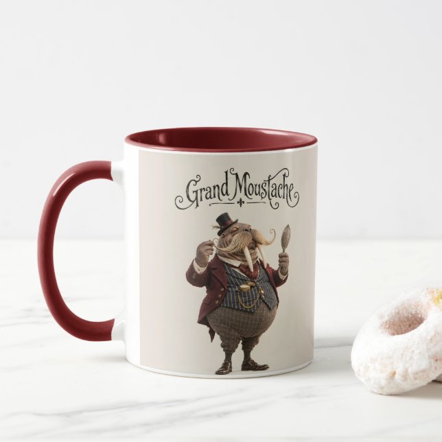 Das eitle Walross Tasse (Mit Donut)