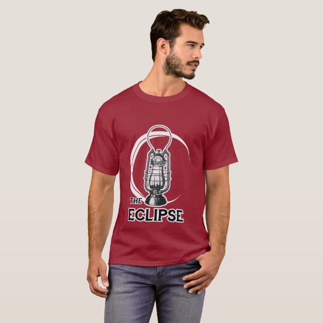 Das Eklipse-Feuerwehrmann-Laternen-Shirt T-Shirt (Vorne ganz)