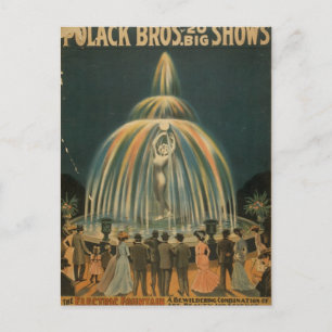 Das Electric Fountain Vintage Theater Postkarte