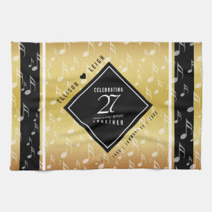 Das elegante 27. Musikfestival Geschirrtuch