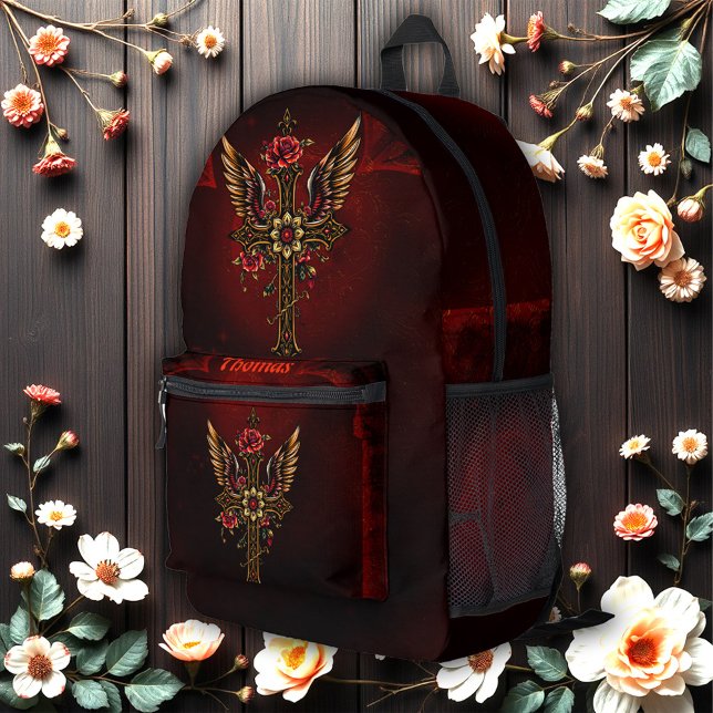 Das elegante Kreuz Bedruckter Rucksack (Von Creator hochgeladen)