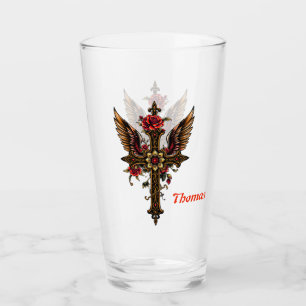 Das elegante Kreuz Glas