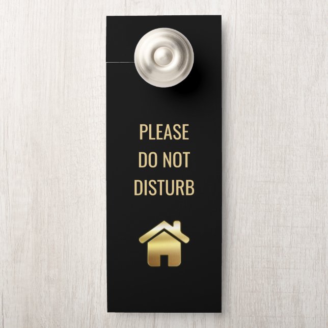 Das elegante Symbol des Goldenen Hauses nicht stör Türanhänger (Auf Knauf)