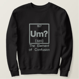 Das Element der Verwirrungsstickerei Besticktes Sweatshirt