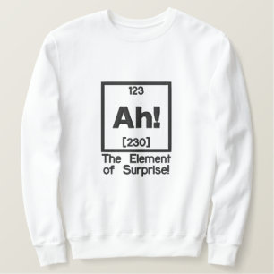 Das Element überraschender Stickerei Besticktes Sweatshirt